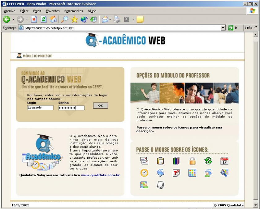 Q-Acadêmico - Tutorial  Wiki IFPE - Programa de Gestão - PGD